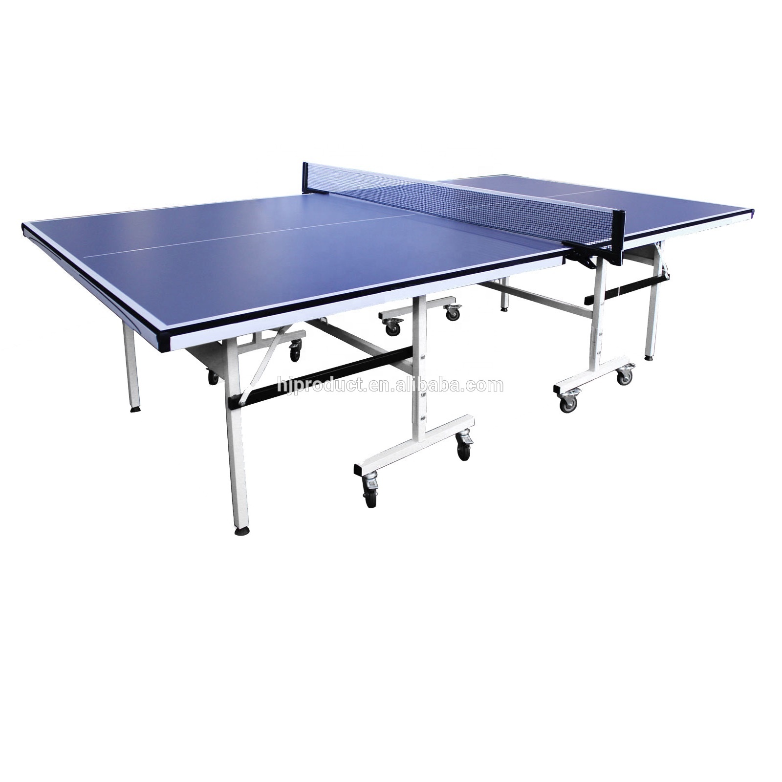 Table Tennis Folding Table - مجموعة كاملة من العجلات المتحركة بينج