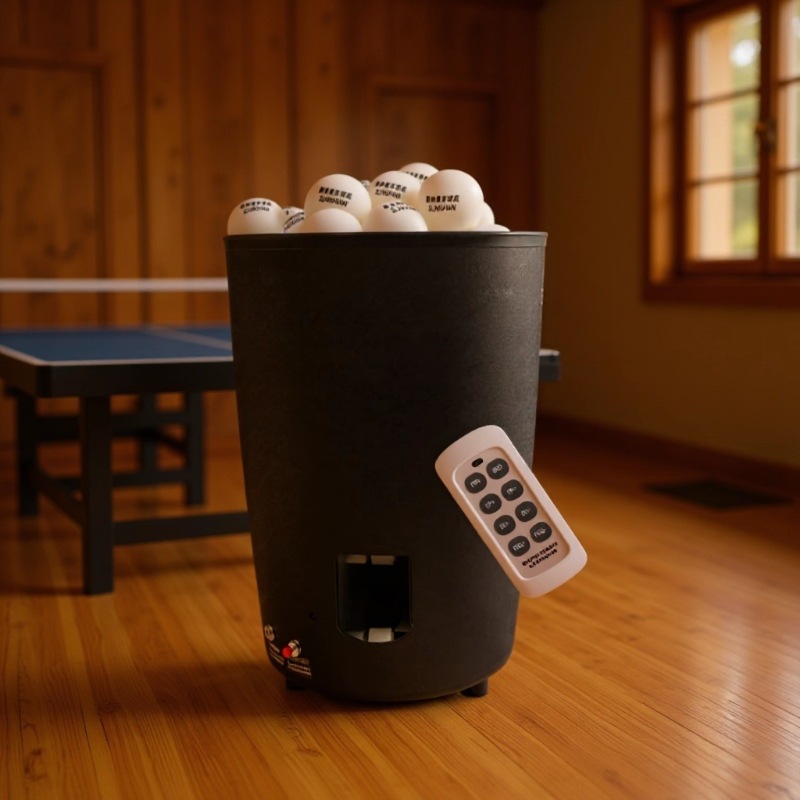 Robot Ball Machine - آلة كرة تنس الطاولة المحمولة الأوتوماتيكية،