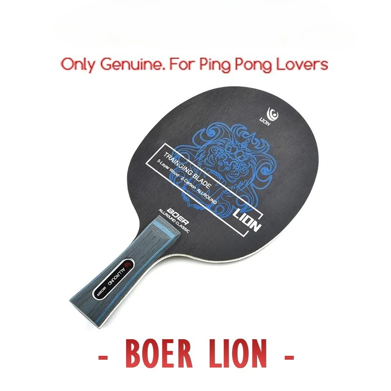 Table Tennis Grip Types - الأصلي BOER LION تنس الطاولة بليد