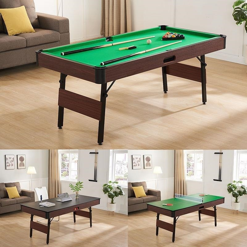 L طاولة بلياردو منزلية مزدوجة  - مراجعة Table Tennis Folding Table وسعره