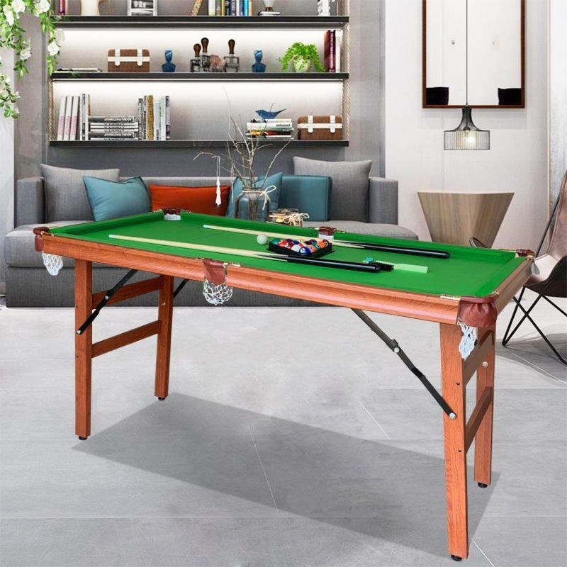 L طاولة بلياردو منزلية مزدوجة  - مراجعة Table Tennis Folding Table وسعره