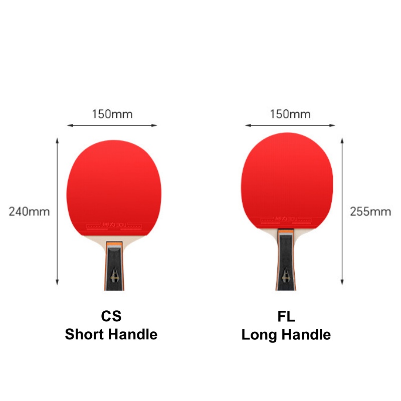 مضرب تنس طاولة مع حقيبة، 2 نجم - مراجعة Table Tennis Grip Types وسعره