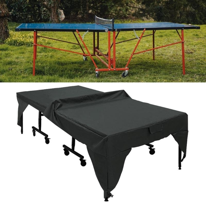 غطاء طاولة بينغبونغ مقاوم للما - مراجعة Table Tennis Folding Table وسعره