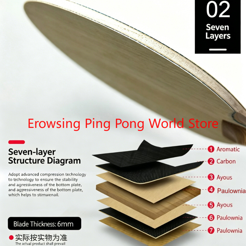 شينلونغ وود ALC كربون - مضرب ت - مراجعة Table Tennis In Japanese وسعره