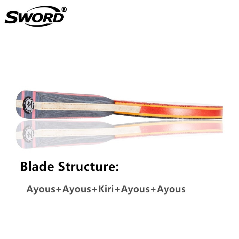 مضرب تنس الطاولة SWORD S1 خشبي - مراجعة Table Tennis Grip Types وسعره