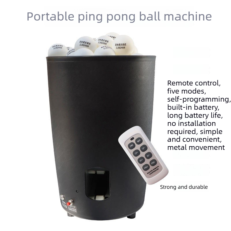آلة كرة تنس الطاولة المحمولة ا - مراجعة Robot Ball Machine وسعره