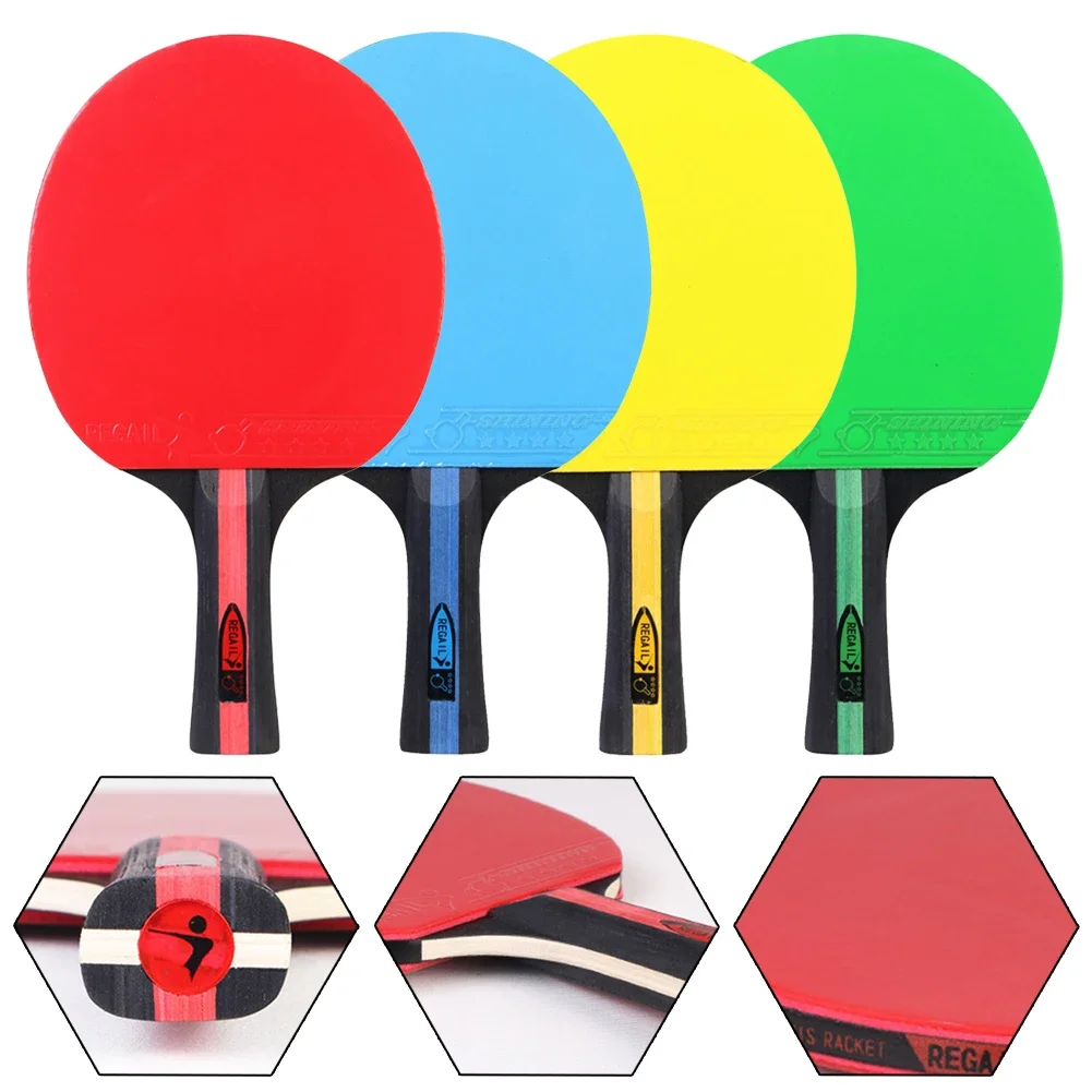 SPORTFUNSF بينغ بونغ الخفافيش  - مراجعة Table Tennis Grip Types وسعره