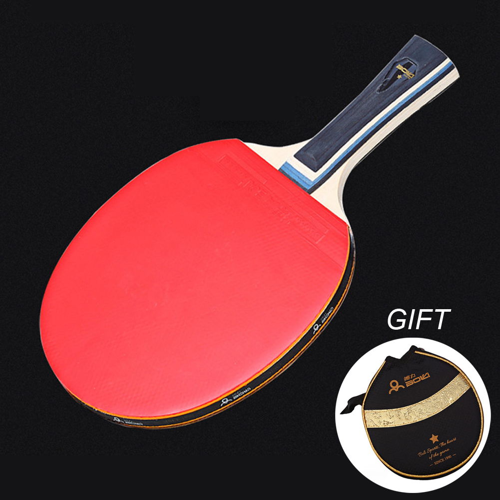 1 قطعة مضرب تنس طاولة تدور قوي - مراجعة Table Tennis Grip Types وسعره
