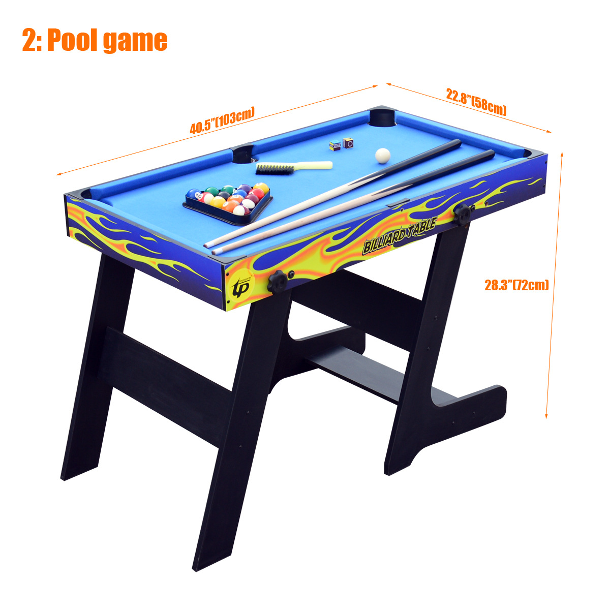طاولات ألعاب متعددة الوظائف لل - مراجعة Table Tennis Folding Table وسعره