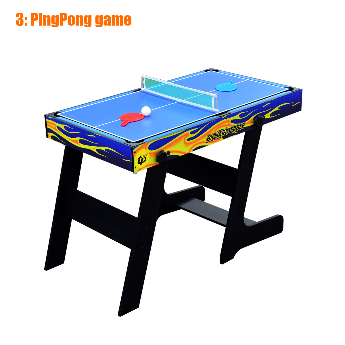 طاولات ألعاب متعددة الوظائف لل - مراجعة Table Tennis Folding Table وسعره